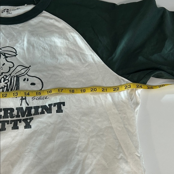 Peanuts White and Green Tee - Picture 5 of 5
